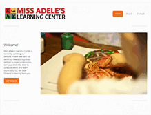 Tablet Screenshot of missadeles.com